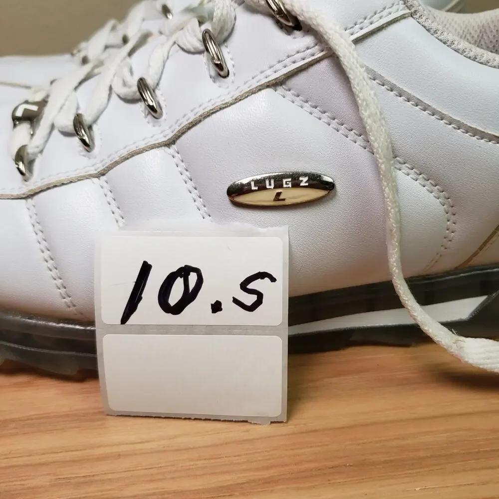 Lugz Men's Size 10.5 Charger II Ice Lace Up Fashion Sneakers white Sporty Casual